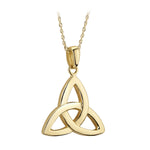 14k gold large trinity knot pendant s44176 from Solvar