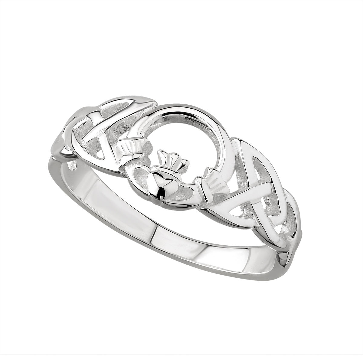 Silver Celtic Claddagh Ring – Solvar Jewellery