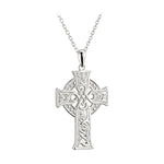 sterling silver small apostles celtic cross pendant s46604 from Solvar
