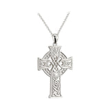 sterling silver large four apostles celtic cross pendant s46605 from Solvar