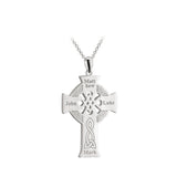 back side of four apostles celtic cross pendant s46605