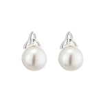 pearl sterling silver trinity knot stud earrings s33774 from Solvar