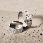 lifestyle image of History of Ireland rings in silver