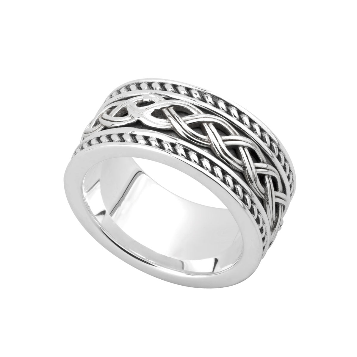 Gents Silver Celtic Knot Ring