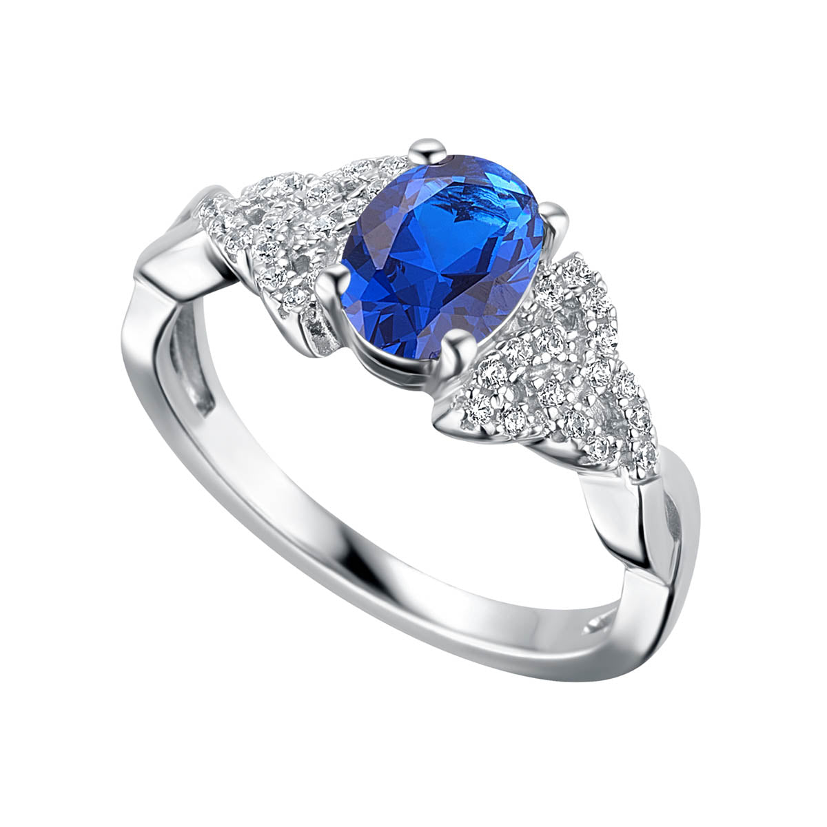 September Celtic Birthstone Ring – Solvar Jewellery