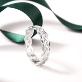 styled image of silver celtic knot ring s2994 from Solvar