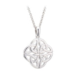 sterling silver four trinity knot pendant s44751 from Solvar