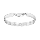 silver history of ireland 4 link bracelet S5711 from Solvar