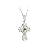 sterling silver trinity knot cross pendant s44874 from Solvar