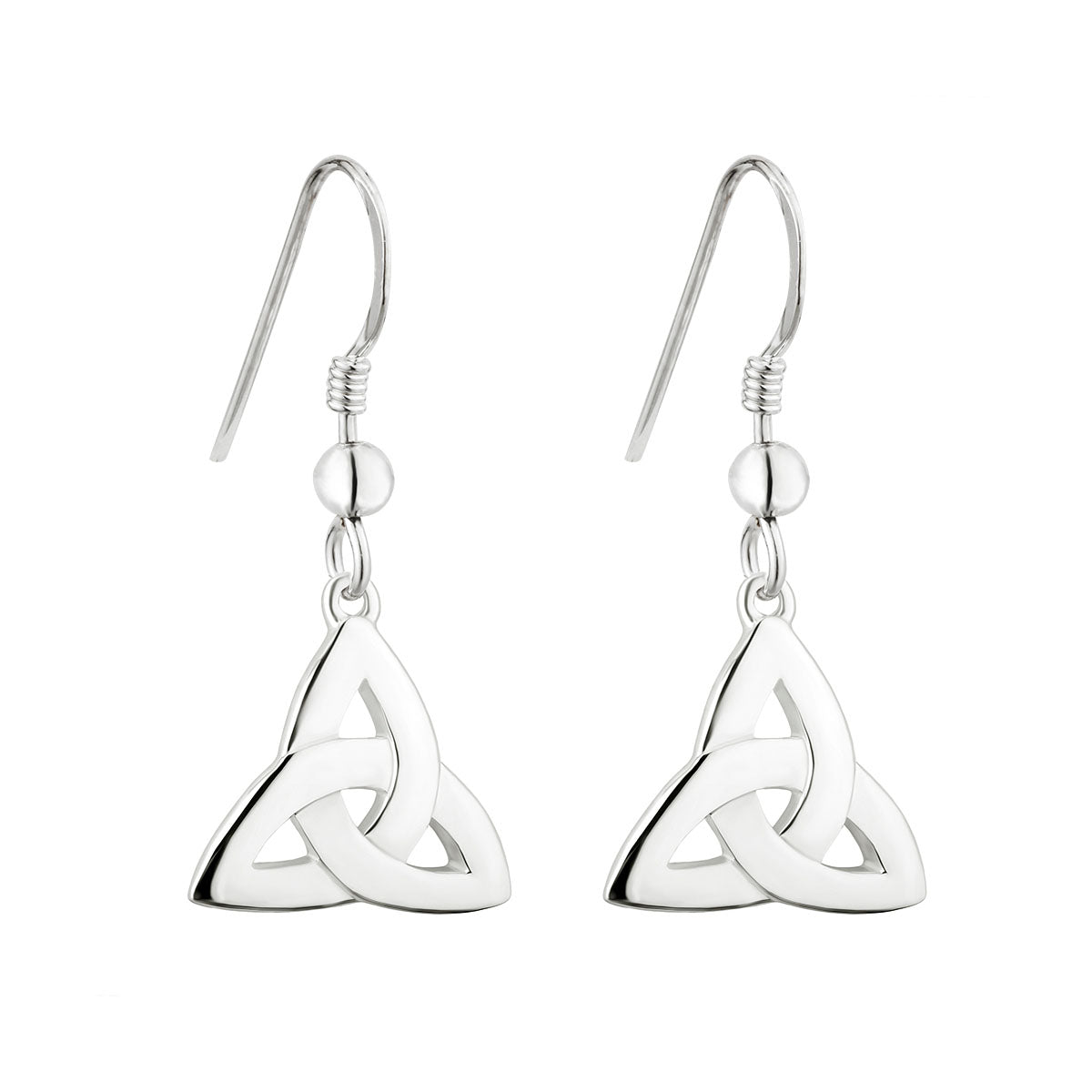 trinity knot drop fish hook earrings s3645 from Solvar