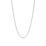 Stock image of sterling silver 24-inch heavy belcher chain 1