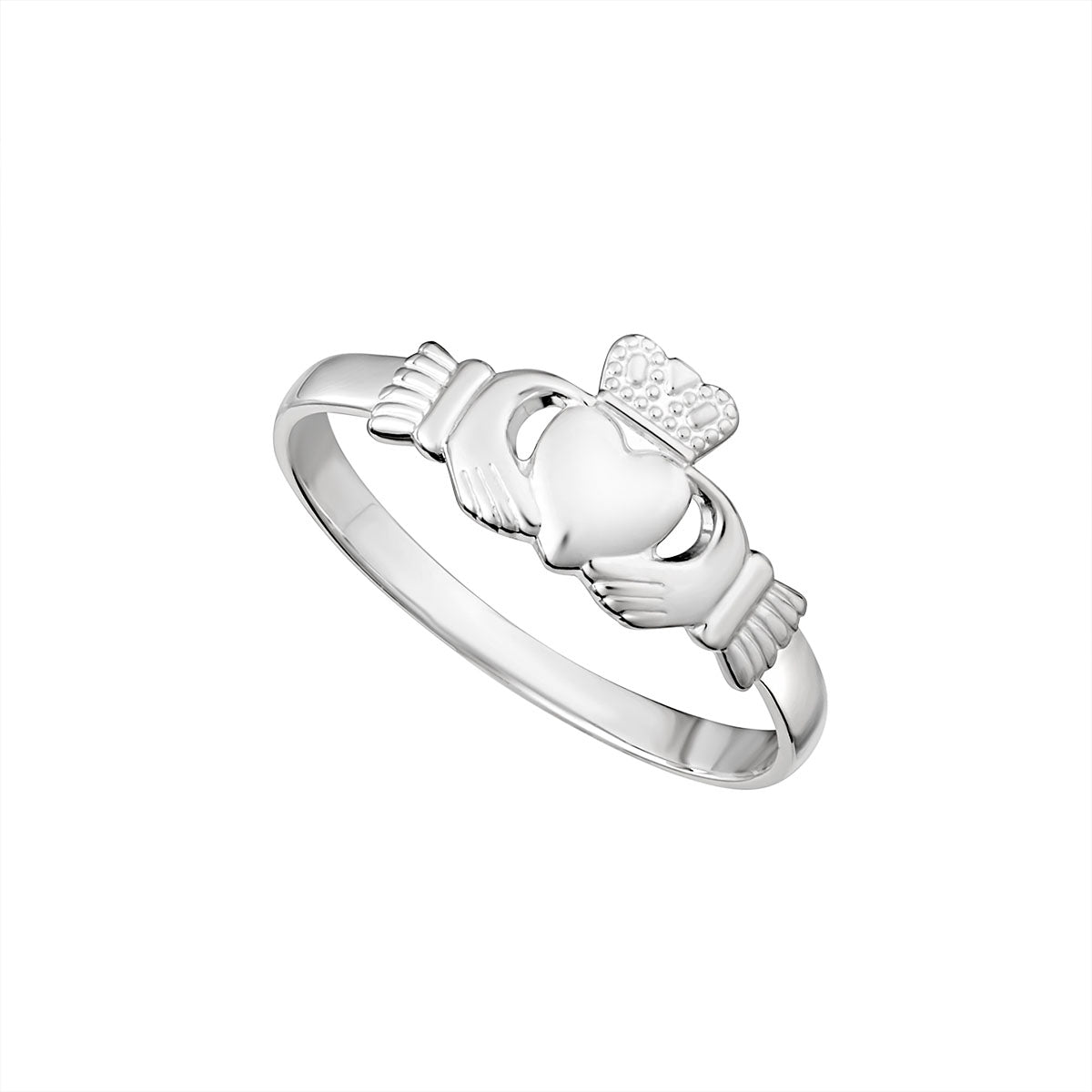small silver claddagh ring S2279c