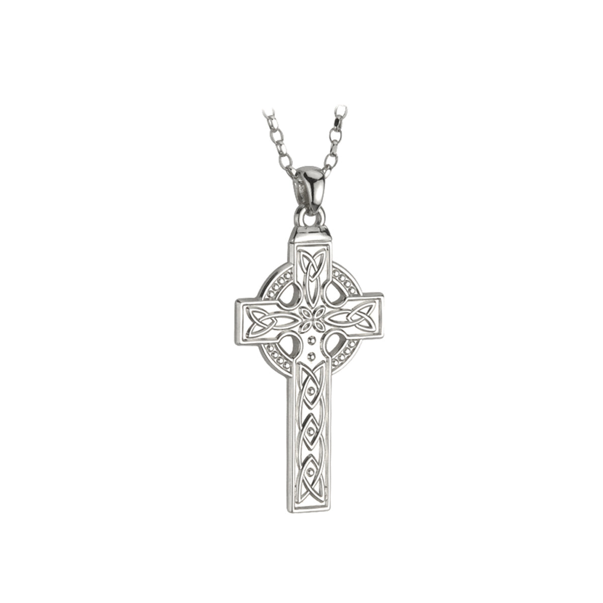sterling silver celtic cross pendant heavy s4091 from Solvar