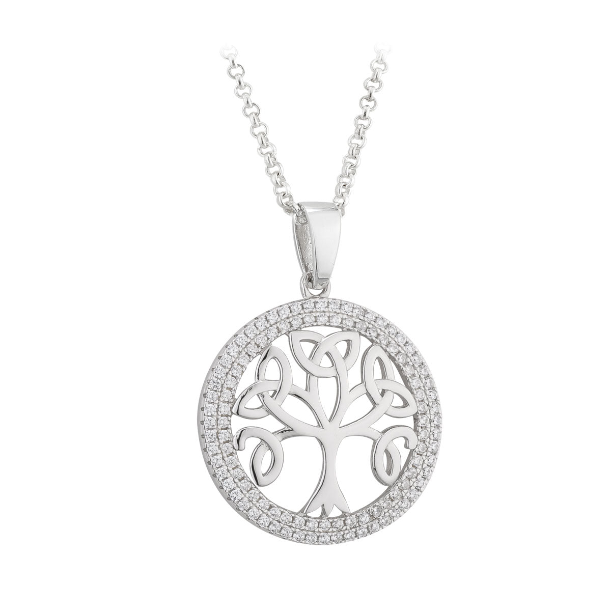 sterling silver tree of life pendant s46032 from Solvar