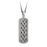 sterling silver celtic ingot pendant s46454 from Solvar