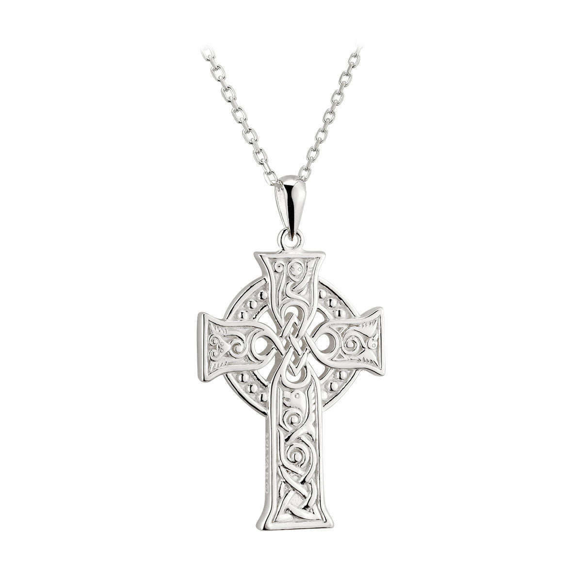 sterling silver small apostles celtic cross pendant s46604 from Solvar