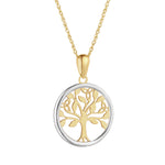 10K Gold Two Tone Celtic Tree of Life Pendant S46984 from Solvar Irish Jewellery