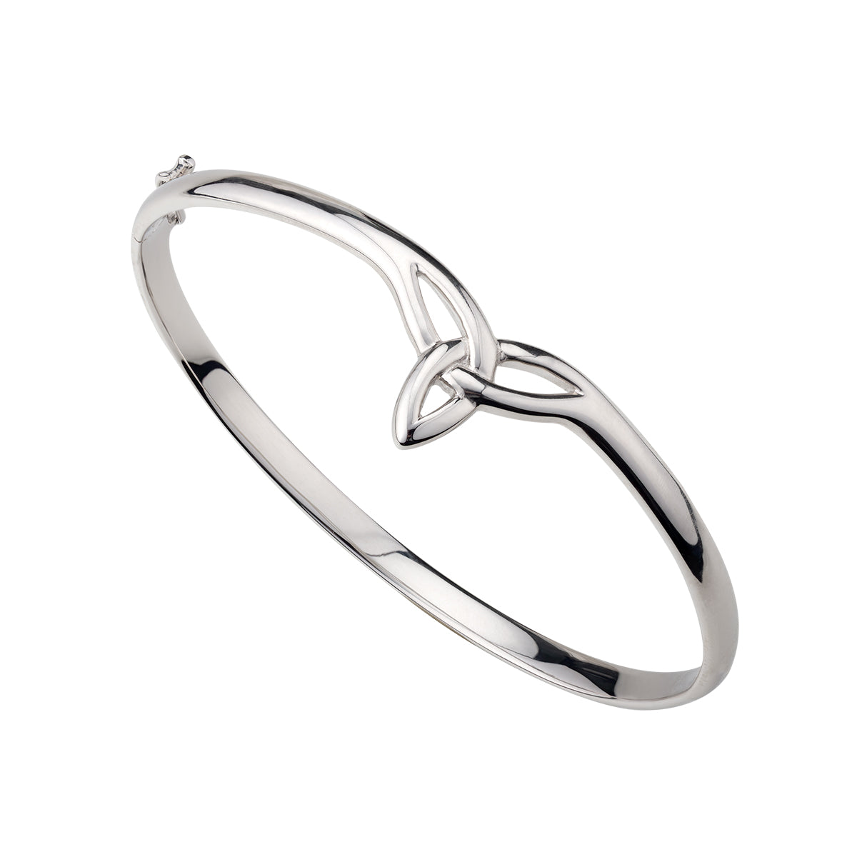 sterling silver trinity knot bangle s5457 from Solvar