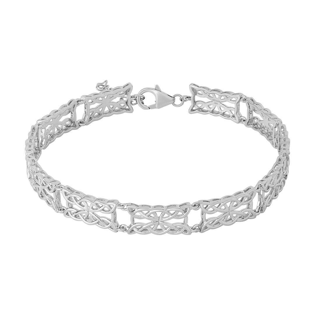 Product image of Sterling Silver Celtic Knot Bracelet from Solvar jewellery