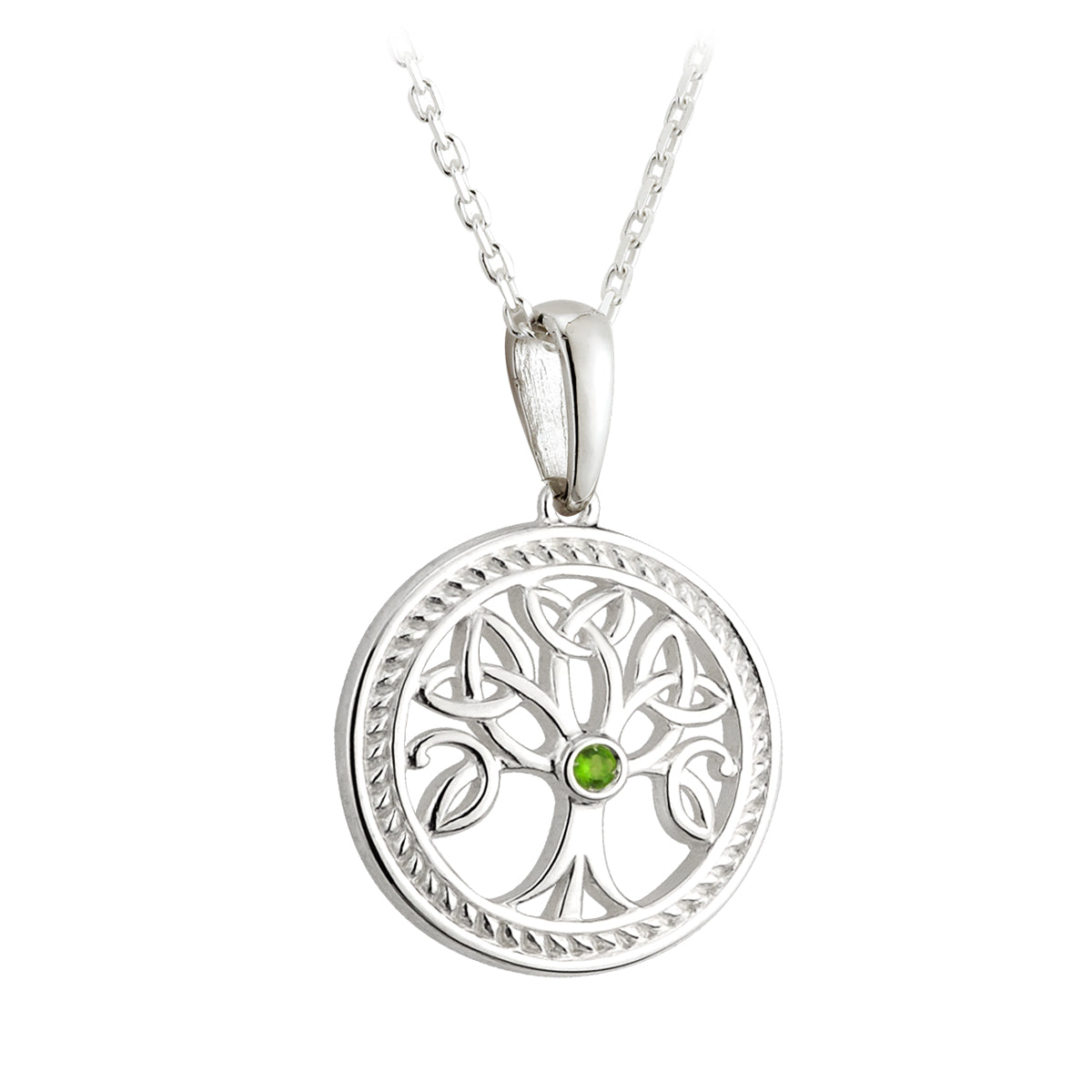 sterling silver small tree of life pendant s45365 from Solvar