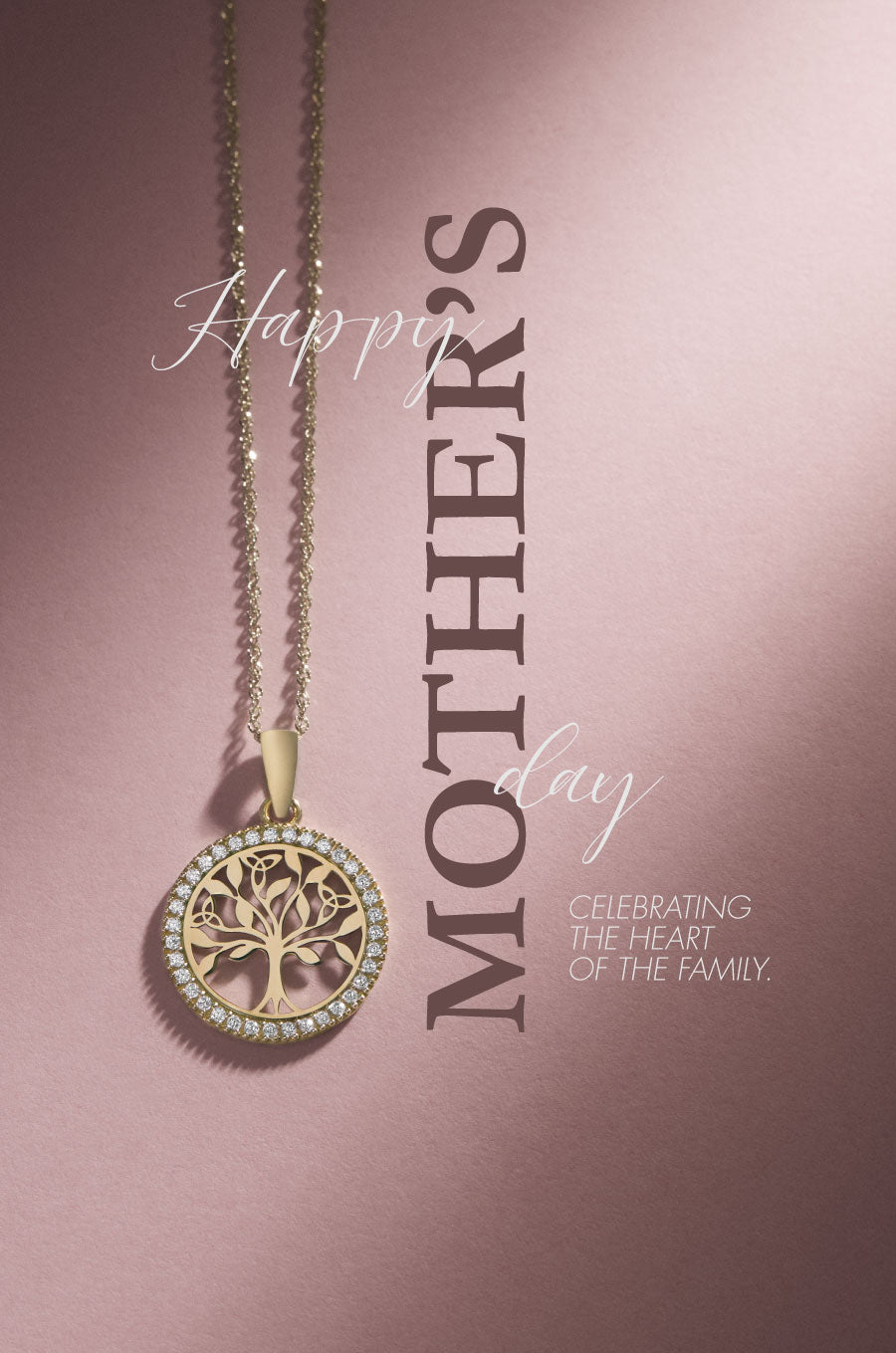 happy mothers day - celebrating the heart of the family with Solvar tree of life pendant