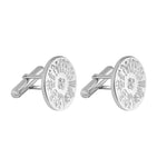 history of Ireland round cufflinks S6502 from Solvar