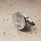 lifestyle image of History of Ireland cufflinks from Solvar