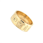 14 karat yellow gold history of Ireland ring S2407 from Solvar