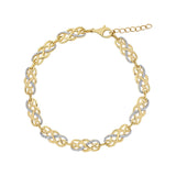 Product image of 14K Gold Diamond Celtic Knot Bracelet from Solvar jewellery