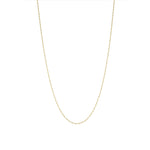 Stock image of 18-inch gold sing chain 1