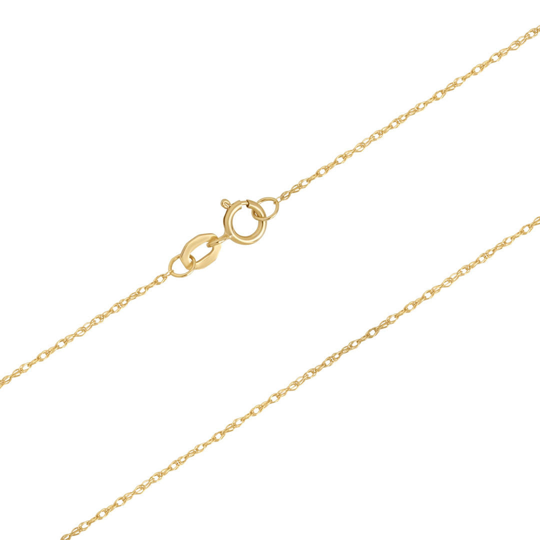 Stock image of 18-inch gold sing chain 2