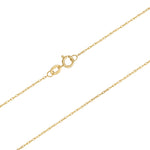 Stock image of 18-inch gold sing chain 2