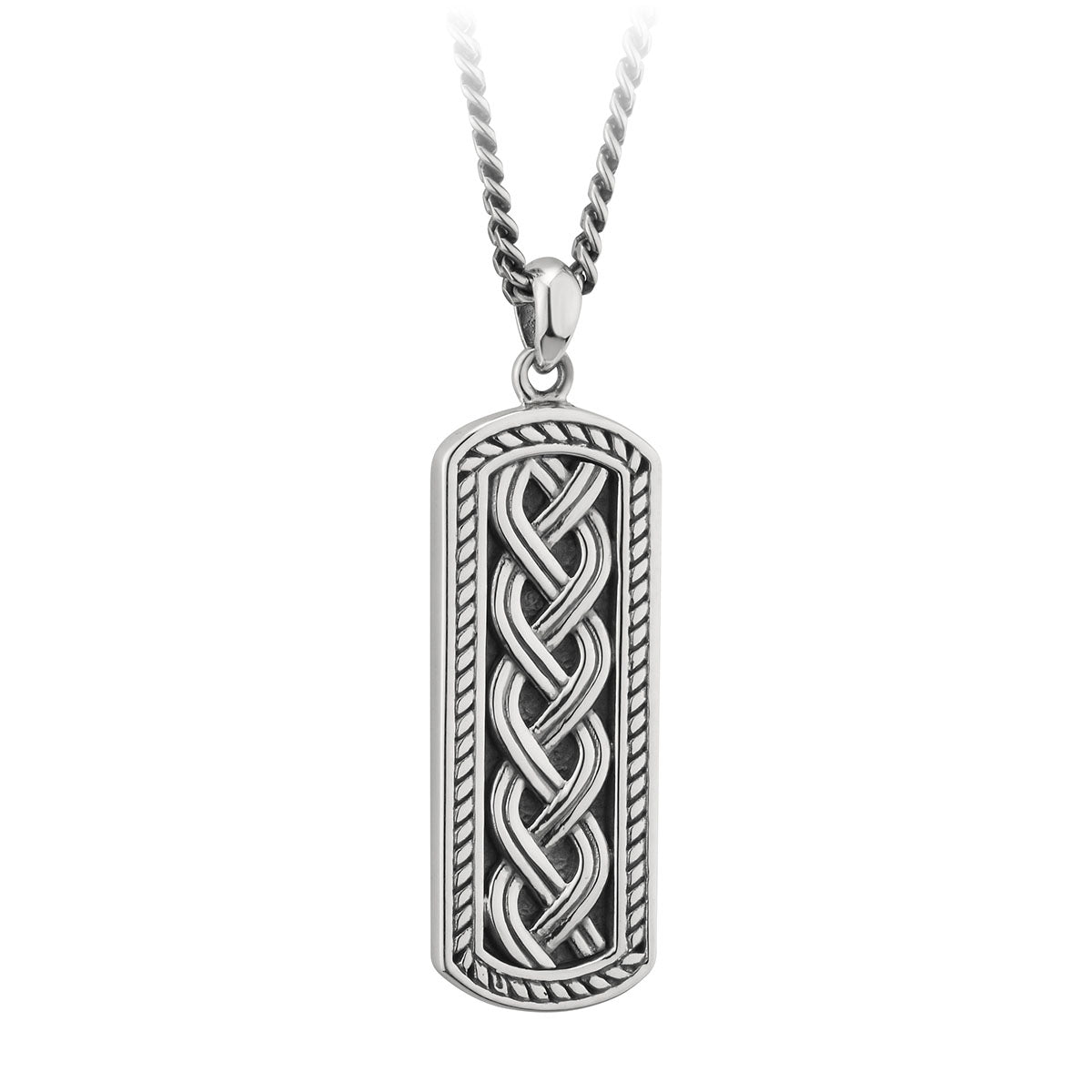 sterling silver celtic ingot pendant s46454 from Solvar