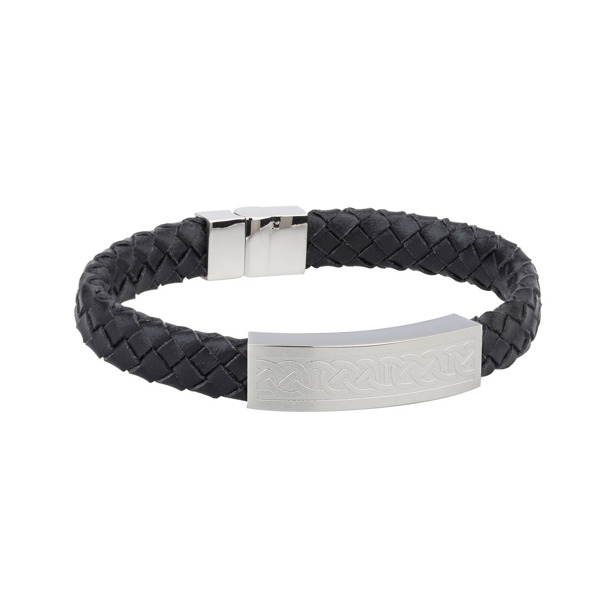 mens celtic leather bracelet wide s5830 from Solvar