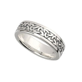 sterling silver trinity knot band for her s21011 from Solvar