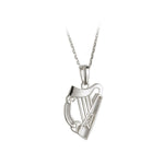 sterling silver harp pendant s44026 from Solvar