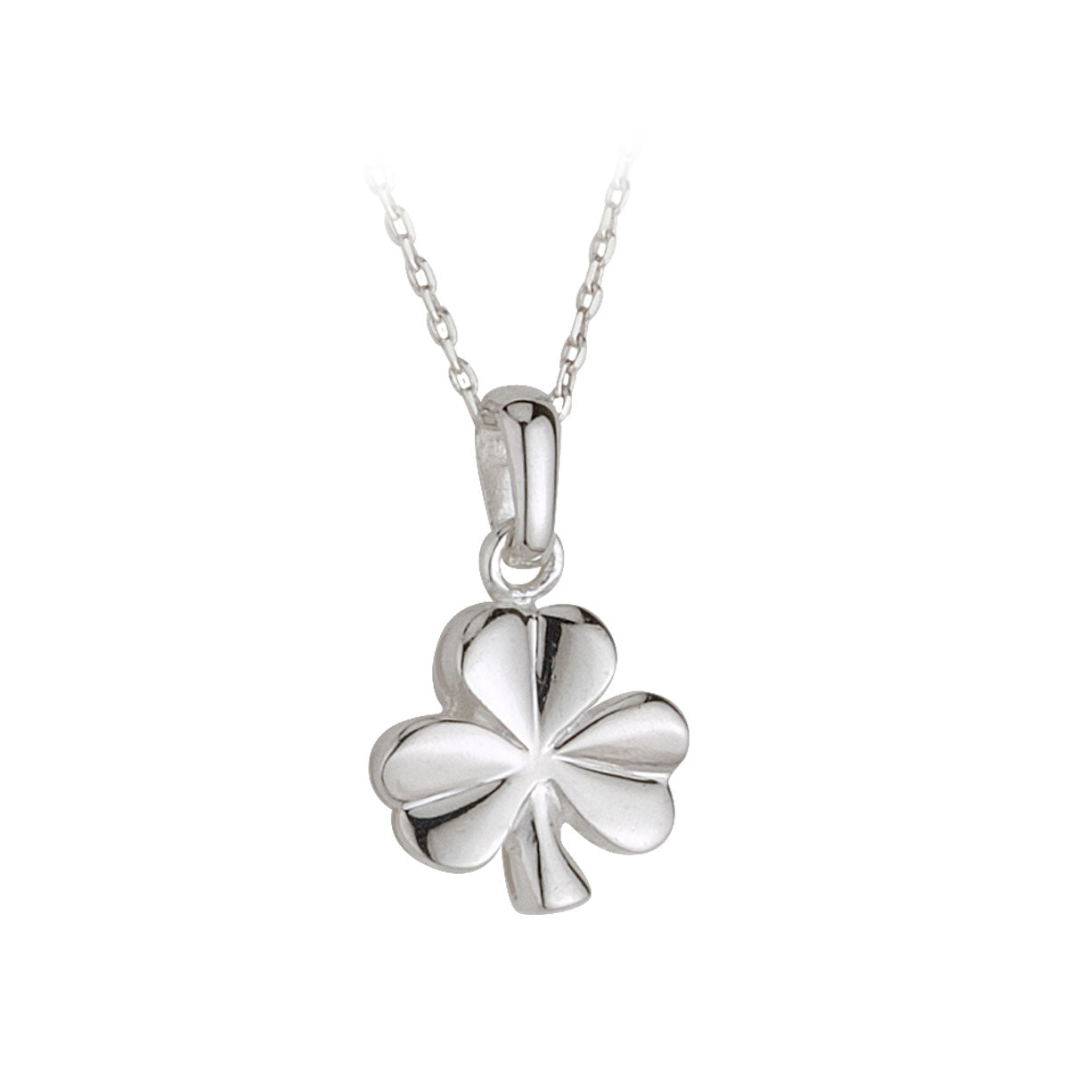 sterling silver shamrock pendant s44015 from Solvar