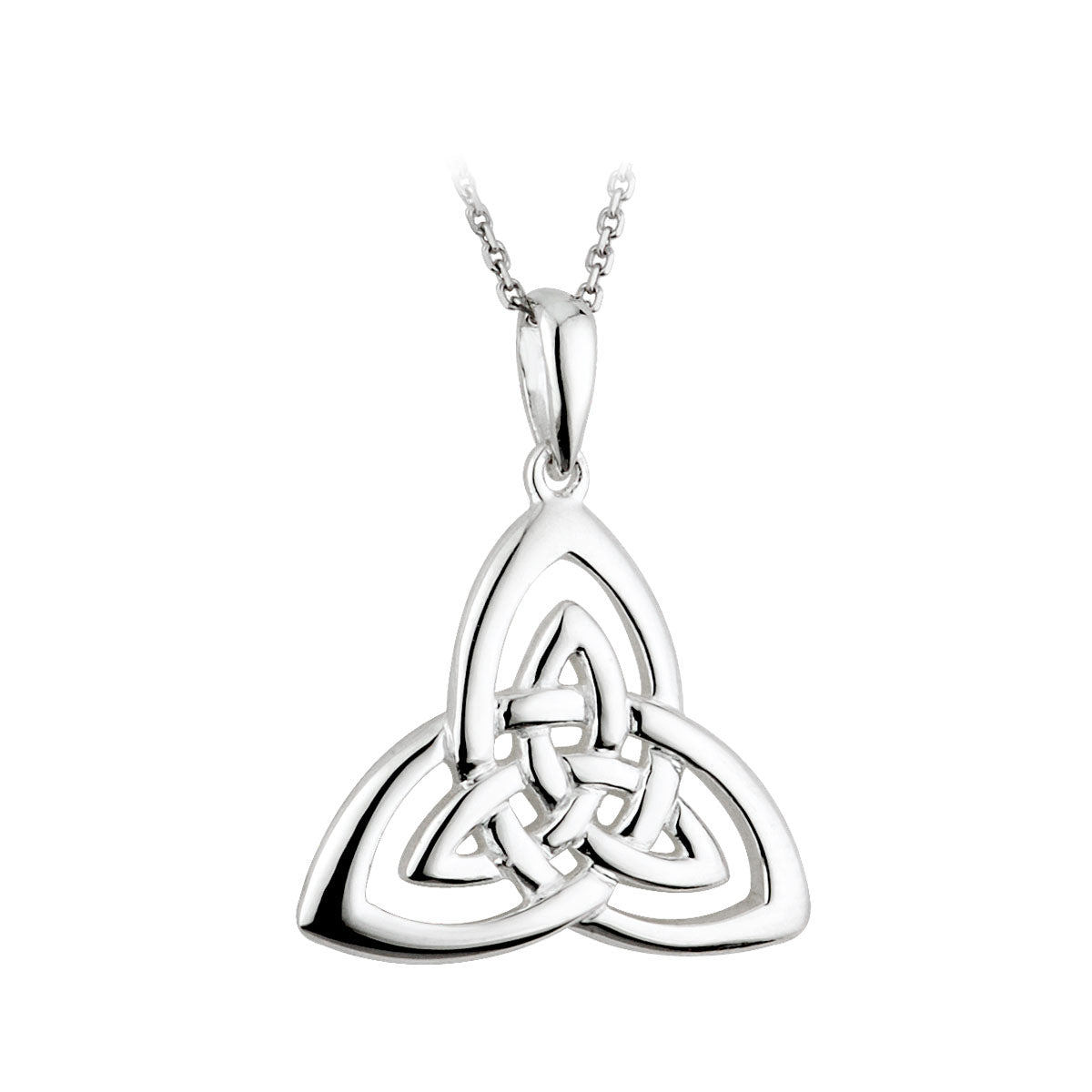 sterling silver trinity knot pendant s44551 from Solvar