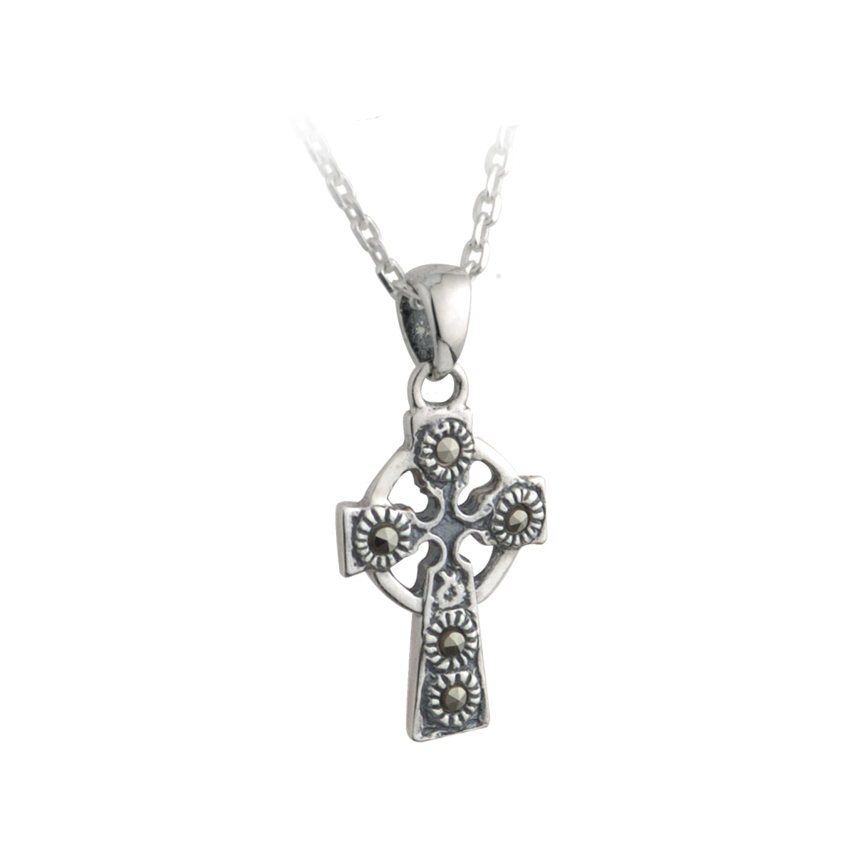 sterling silver small celtic cross pendant s4585 from Solvar