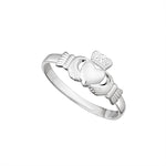 sterling silver claddagh ring small s2279 from Solvar