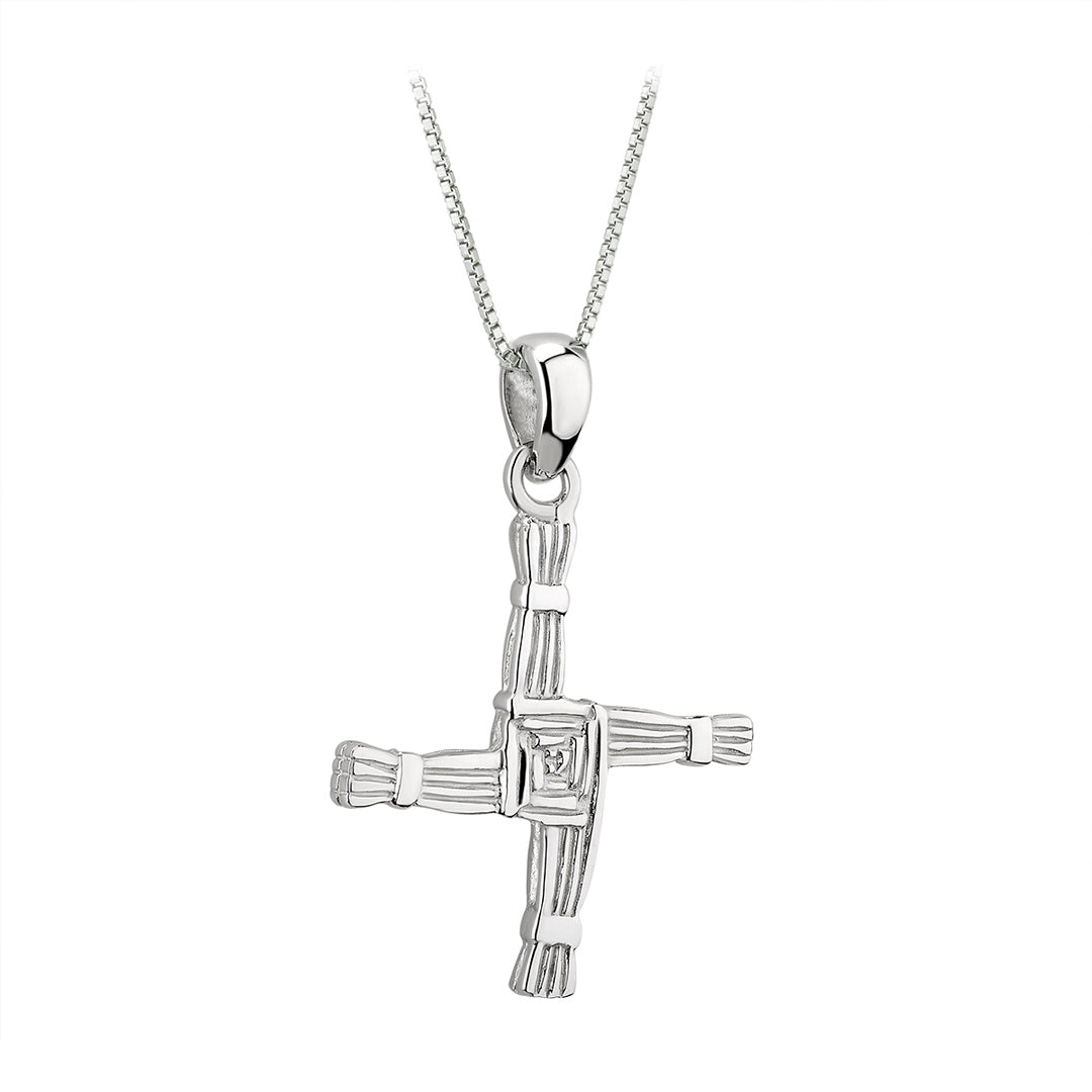 sterling silver st brigid cross pendant s4974 from Solvar