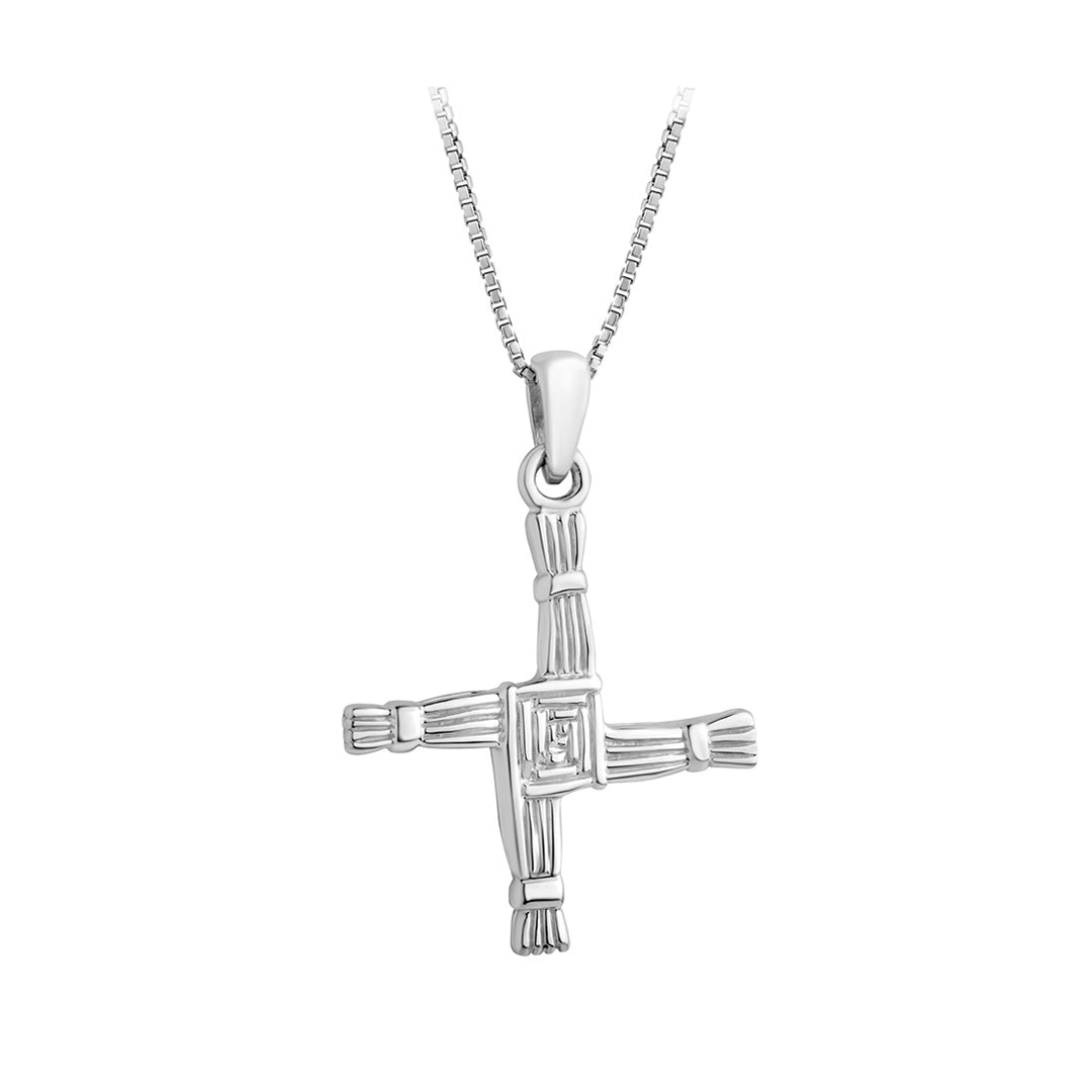 sterling silver st brigid cross pendant s4974 from Solvar