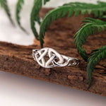 styled image of silver celtic ring S2428