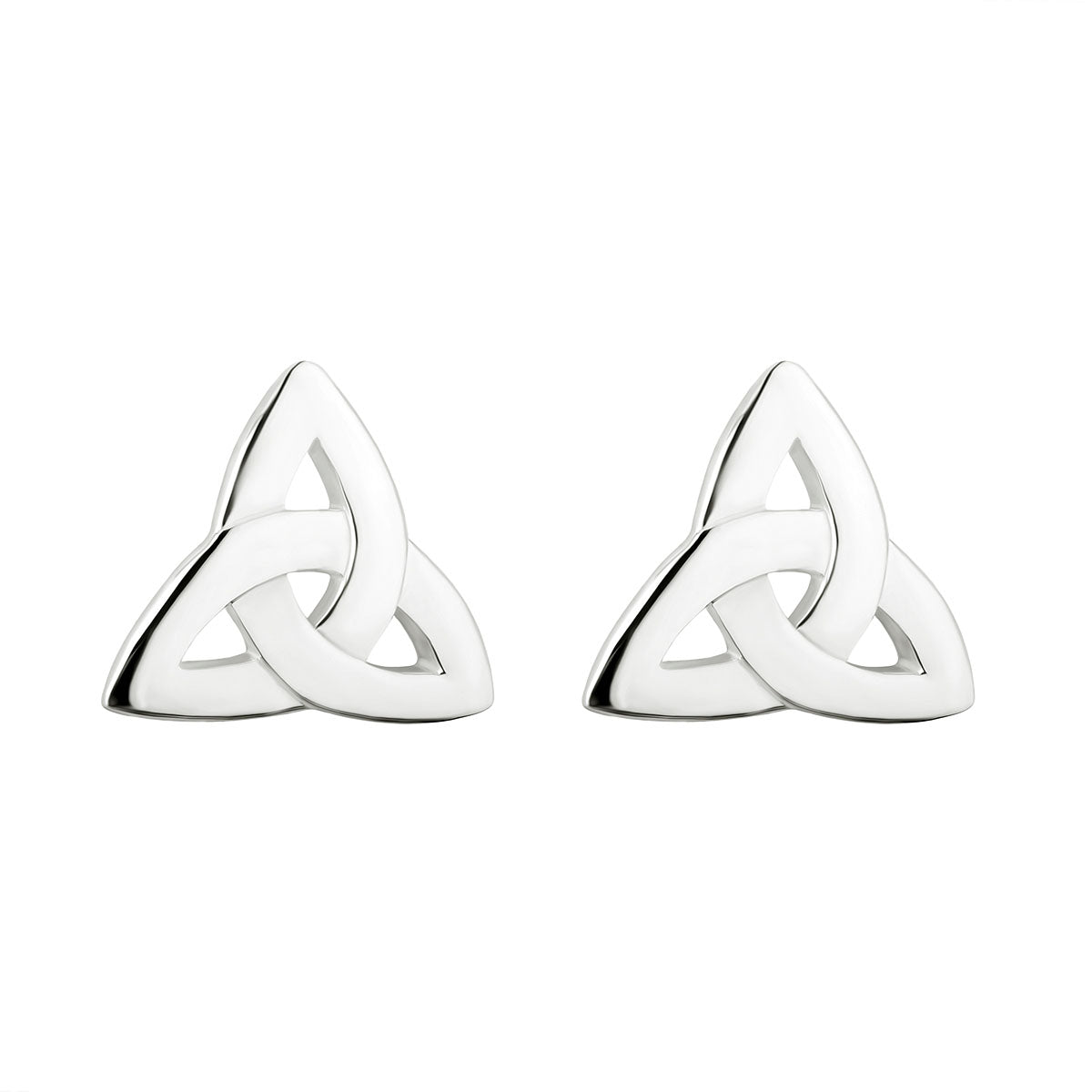 sterling silver trinity knot stud earrings s3644 from Solvar