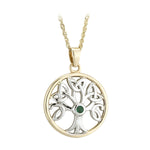 14k gold tree of life pendant s46078 from Solvar