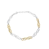 Stock image of Solvar Gold And Silver Celtic Bracelet S50151