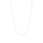 Stock image of 14k gold 18-inch rolo chain 1