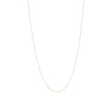 Stock image of 14k gold 18-inch rolo chain 1